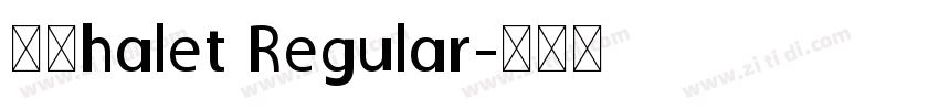 Φ禀halet Regular字体转换
